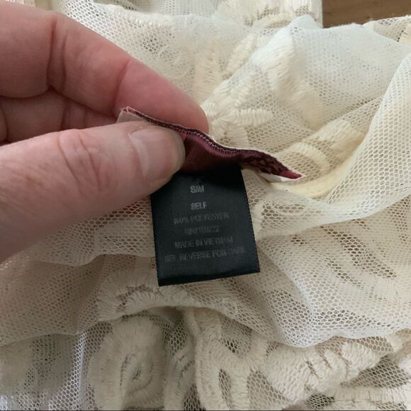 LUNA CHIX Boho lace kimono cardigan size S/M - Picture 10 of 11